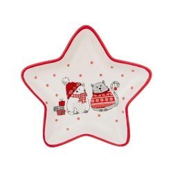 БЛЮДО КОЛЛЕКЦИЯ "CHRISTMAS GIFT" 20.2X20.2X3 СМ