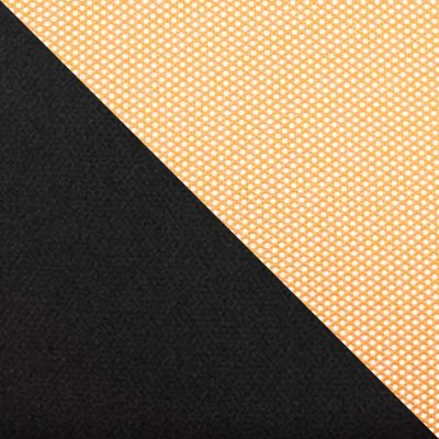 Черный, ткань / Оранжевый, сетчатый акрил